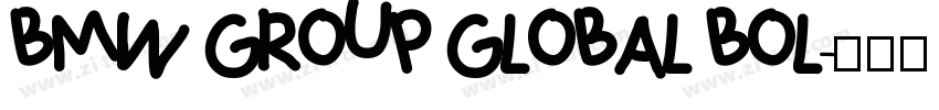 BMW Group Global Bol字体转换